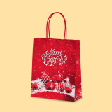 Чанта "Коледен сняг", червена S1-456 0