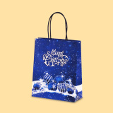 Чанта "Коледен сняг", синя S1-457 0