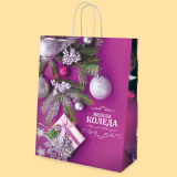 Чанта Коледна, лилава XXL1-845 0