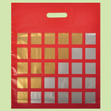 Чанта "Шах" - червена, лимитирана серия, 40х46+4 LDPE 60 µм 0