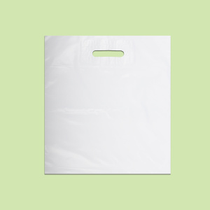 Чанта с подсилена дръжка,  45х50  ReLDPE Bi-Colour 50 µм 0