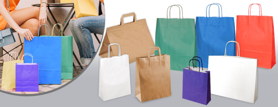 Хартиени чанти за пазаруване