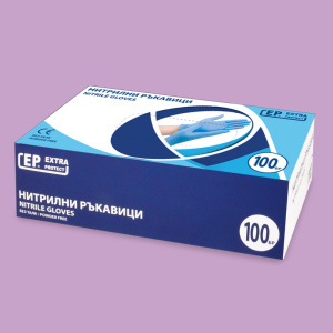 Кликни за увеличение Нитрилни ръкавици за еднократна употреба 1