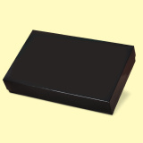 Подаръчна кутия с капак 37x23/7, черна 0
