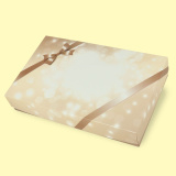 Подаръчна кутия с капак 37x23/7, панделка 0
